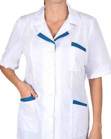 Костюм женский "Сириус-Лиза" (белый/т. бирюза)