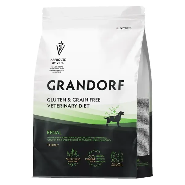 Сухой диетический корм GRANDORF VETERINARY DIET Dog RENAL для собак, для поддержания функций почек при ХБН