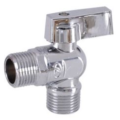 Кран шаровой Lavita 1/2х3/4 угловой д/подключ. быт. приборов, хром