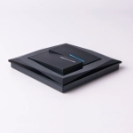 Рамка на 1 пост Diamant (черный) W0011208