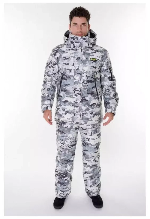 КОСТЮМ OneRus С ПОЛУКОМБИНЕЗОНОМ "ПАТРИОТ" -45 (Алова/Белый)