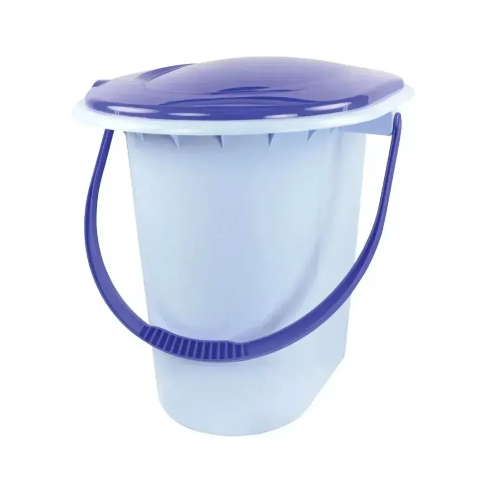 Ведро-туалет 18л. (голубой)