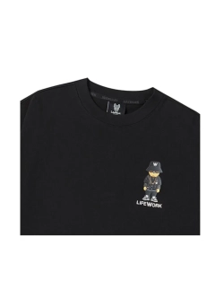 Футболка с принтом chekerboard hipdok на спине