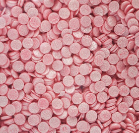 Посыпка конфетти розовые перламутровые - 100 гр