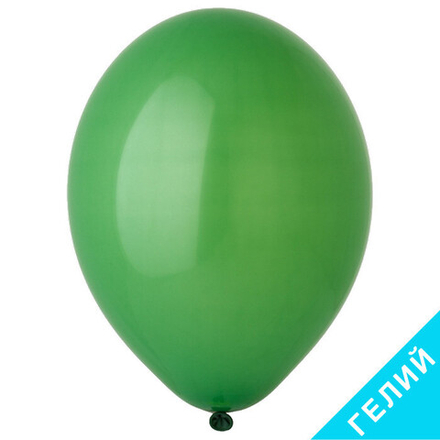 Воздушный шар, цвет 011 - зелёный лист, пастель, с гелием