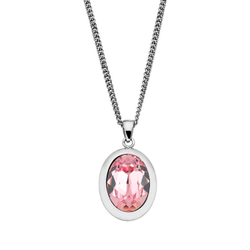 Колье Qudo Tivola Light Rose 404530.1 R/S цвет серебряный, розовый