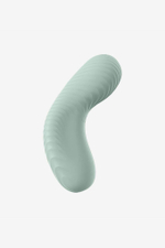 Зеленый клиторальный вибромассажер LAYA III - 10,8 см. (Цвет: зеленый)