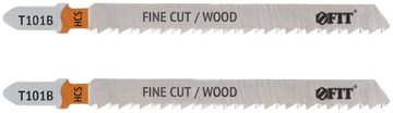 Полотна по дереву, HCS, шлифованные под свободным углом зубья, 100/74/2,5 мм (T101B), 2 шт.