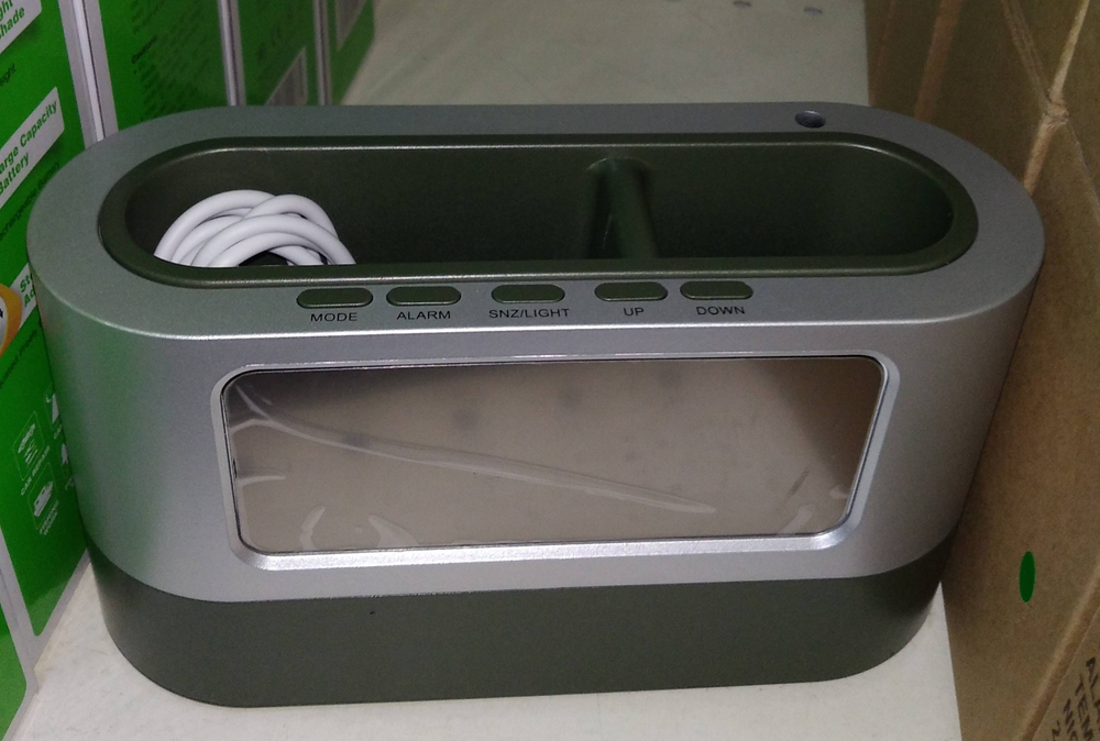 Электронные настольные часы-будильник с сенсорной подсветкой