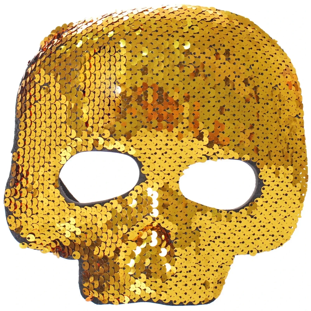Маска карнавальная «Блестящий череп», микс