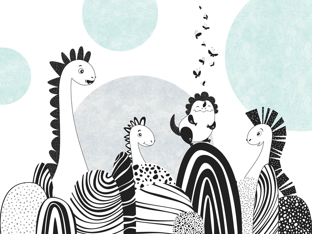 Дизайнерские обои Wall Street Dino Rino