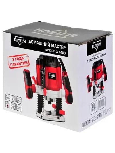 Фрезер электрический Elitech ДМ Ф 140Э, 1400 Вт, регулировка оборотов