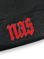 Шапка NAS-Illmatic black с подворотом