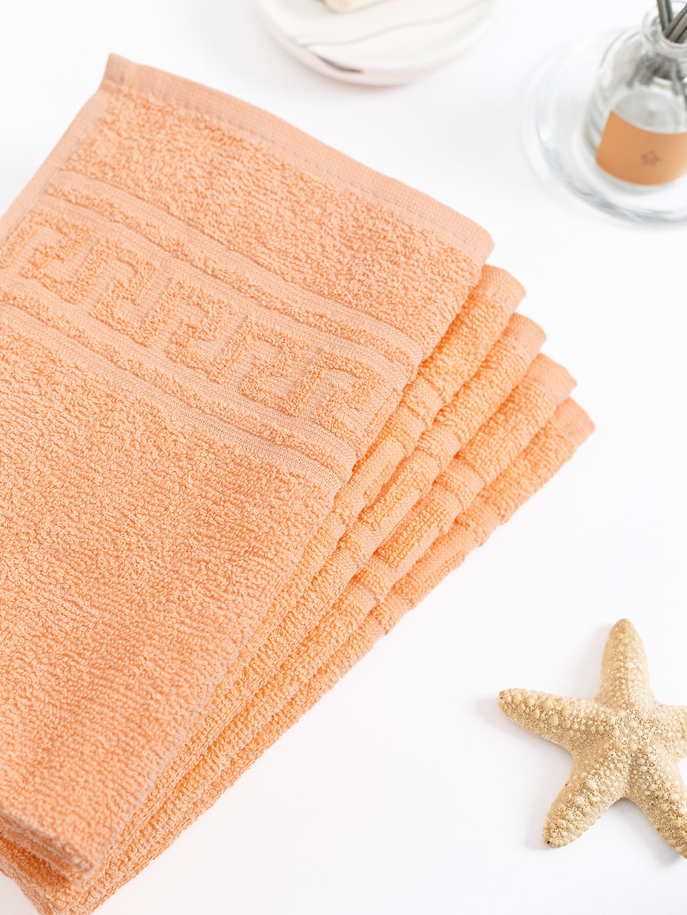 Полотенце махровое, г/к, 40х70, арт. ВТ 40-70Г, 380 гр/м2, цвет: 028-персиковый,