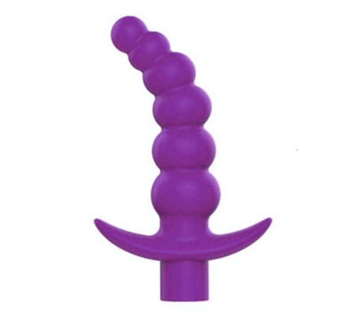 Вибромассажер анальный Sweet Toys фиолетовый 17 см