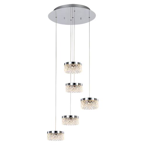Подвесной светильник MD21020075-5A chrome