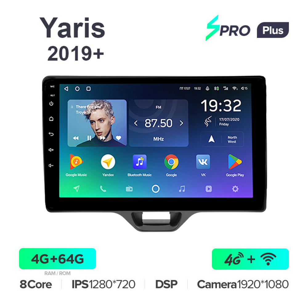 Teyes SPRO Plus 10,2"для Toyota Yaris, Vios 2019+