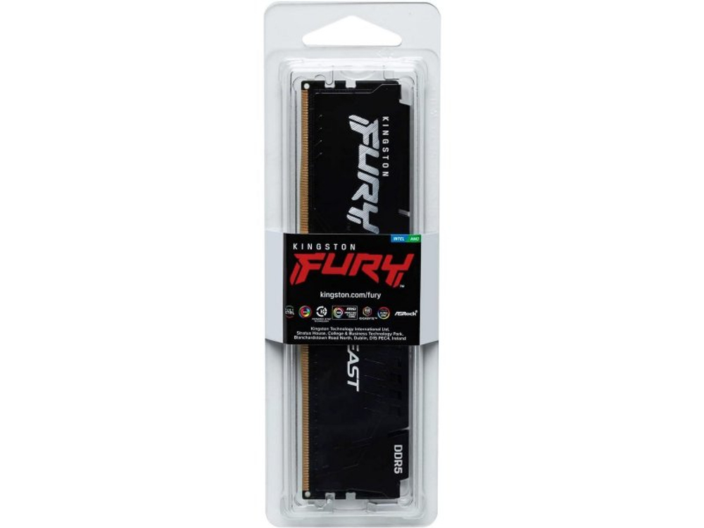 Оперативная память Kingston Fury KF552C36BBE-32, DDR5 1х 32ГБ 5200 МГц, DIMM, RTL