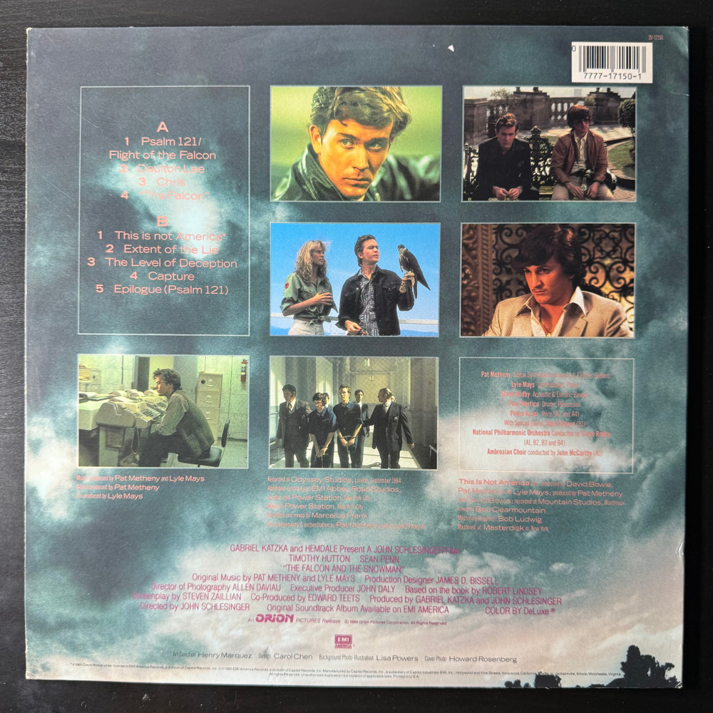 Pat Metheny Group – The Falcon And The Snowman (США 1985г.)