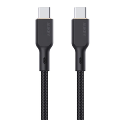 Кабель Aukey USB-C to USB-C 100 Вт 5А 1 м (СB-KCC101) черный