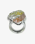 Кольцо Reglow Lab prickle Pr-R-10 галька горный хрусталь