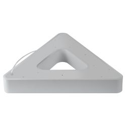 Светильник LED ЭРА Geometria SPO-153-W-40K-030 Delta 30Вт 4000К 2100Лм IP40 600*80 белый подвесной драйвер внутри