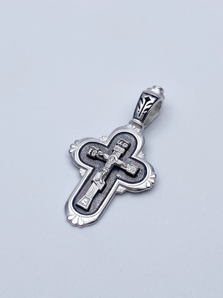Крест из серебра/Чернение
