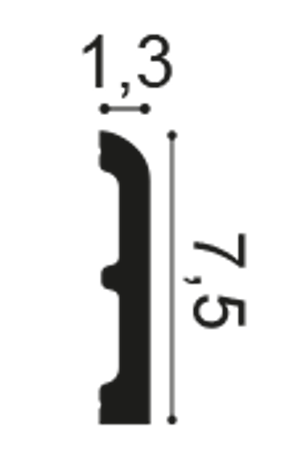 Плинтус SX183