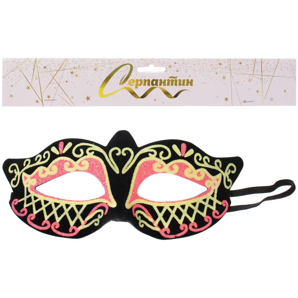 Маска карнавальная «Загадочная ночь», микс