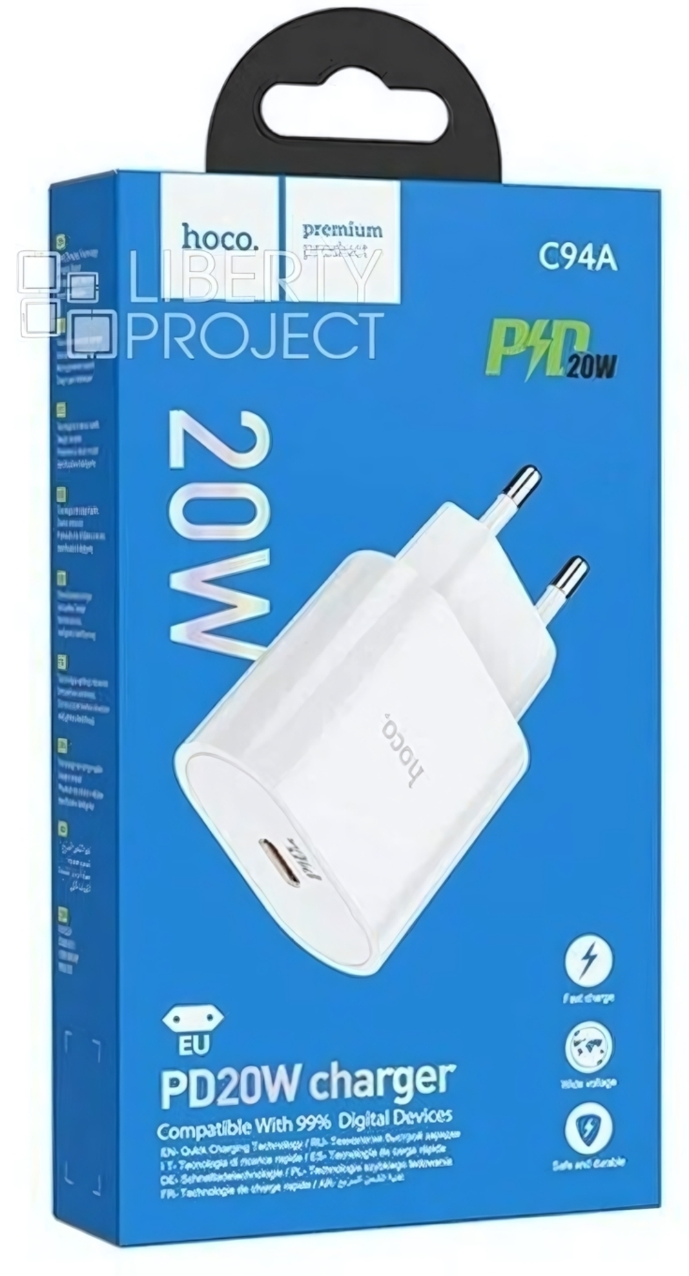 Зарядное устройство HOCO C94A PD20W Type-C White