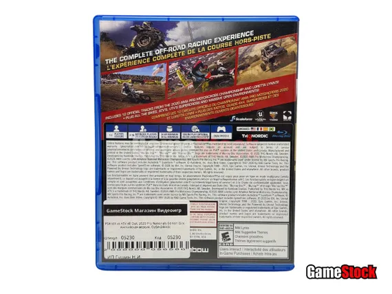 PS4 MX vs ATV All Out: 2020 Pro Nationals Edition (Б/У, Английская версия, CUSA-24445)