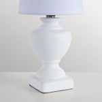 8163/1T CLASSI LN25 000 белый, керамика/текстиль Настольная лампа E14 1*40W 220V BIANKA