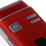 Красный аккумуляторный шейвер для проработки контуров и бороды и бритья Dewal Pro Blade 03-417 Red