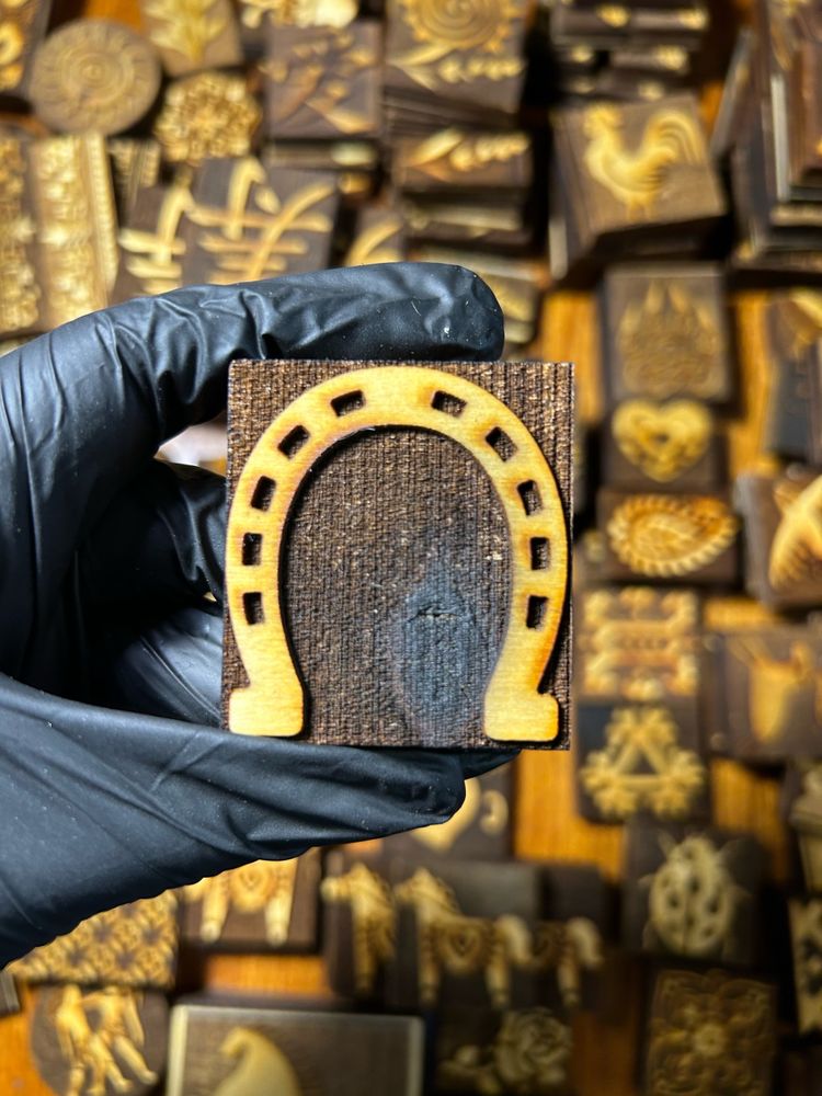 Деревянный штамп 156 (5x4,5 см) (Уценка!)