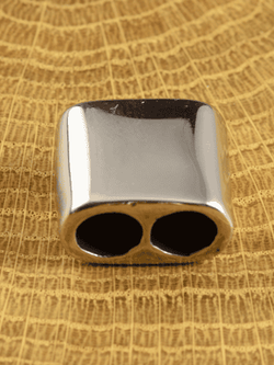 Бусина «Дуплет» из нержавеющей стали