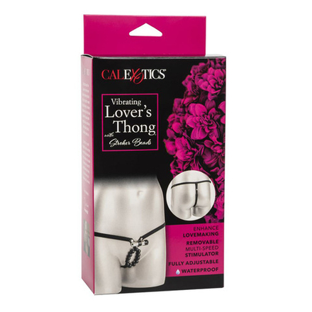 Вибротрусики Calexotics Lover's Thong, черный