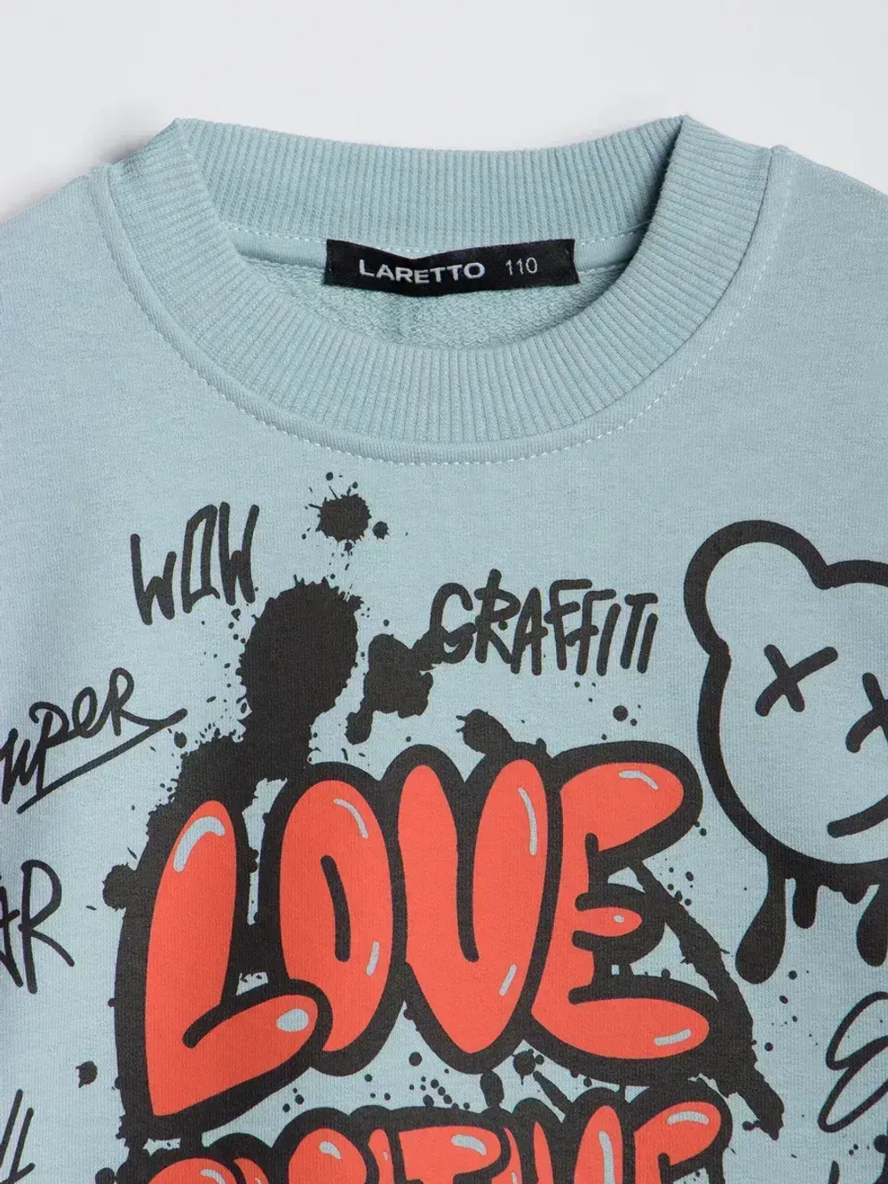 Свитшот для девочки с принтом