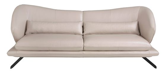 Диван 3-х местный 6146/KF2157-3P-M5652 Angel Cerda кожаный с декоративными подушками