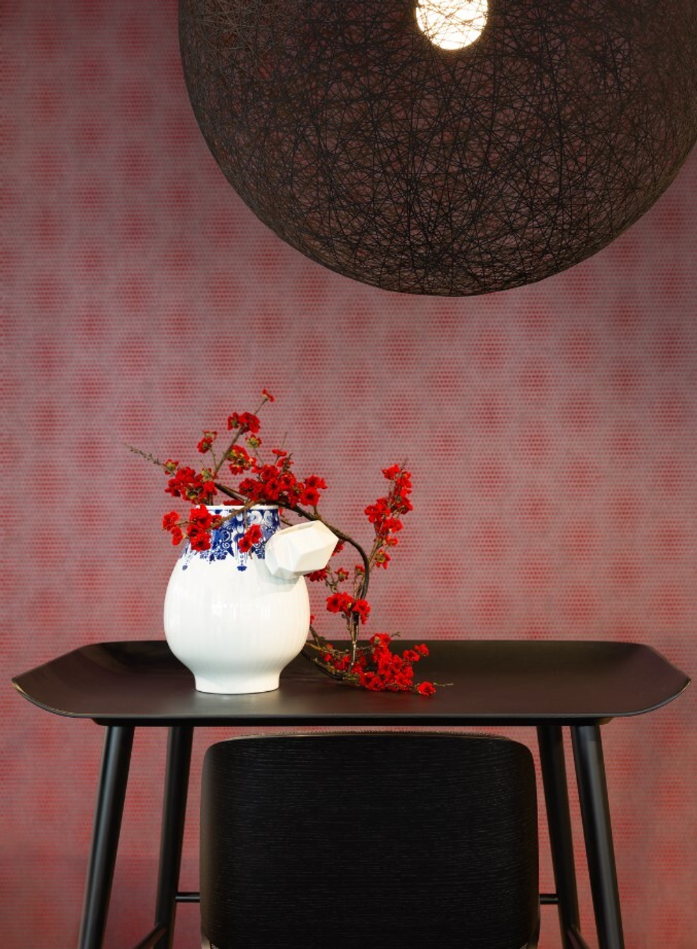 Стол Wood MOOOI массив бука/дубовый шпон/black 1000х640х780h