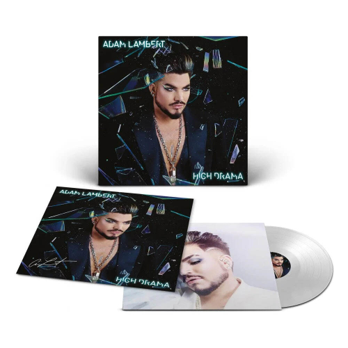 Adam Lambert - High Drama - Clear LP, Signed Insert
