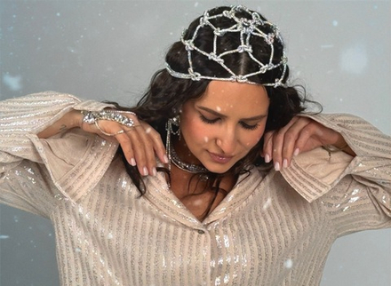 Кристаллическая вуаль серебро