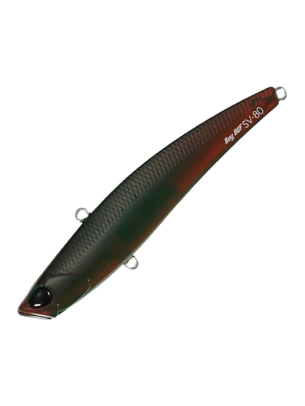 Воблер DUO Bay Ruf SV Vibe 80S, MCC3317 Chrome Gigo, 80 мм, 15 г, тонущий, виб