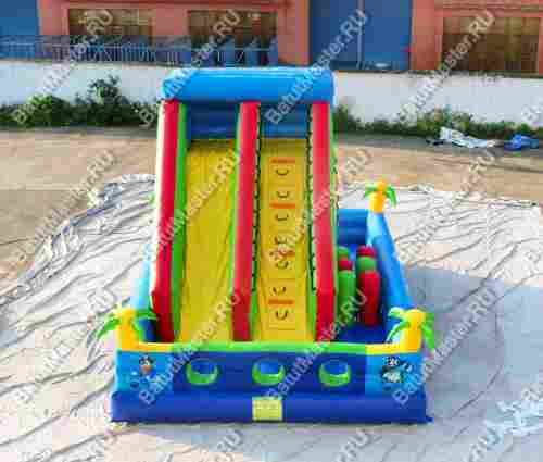 Надувная горка "Остров пиратов"