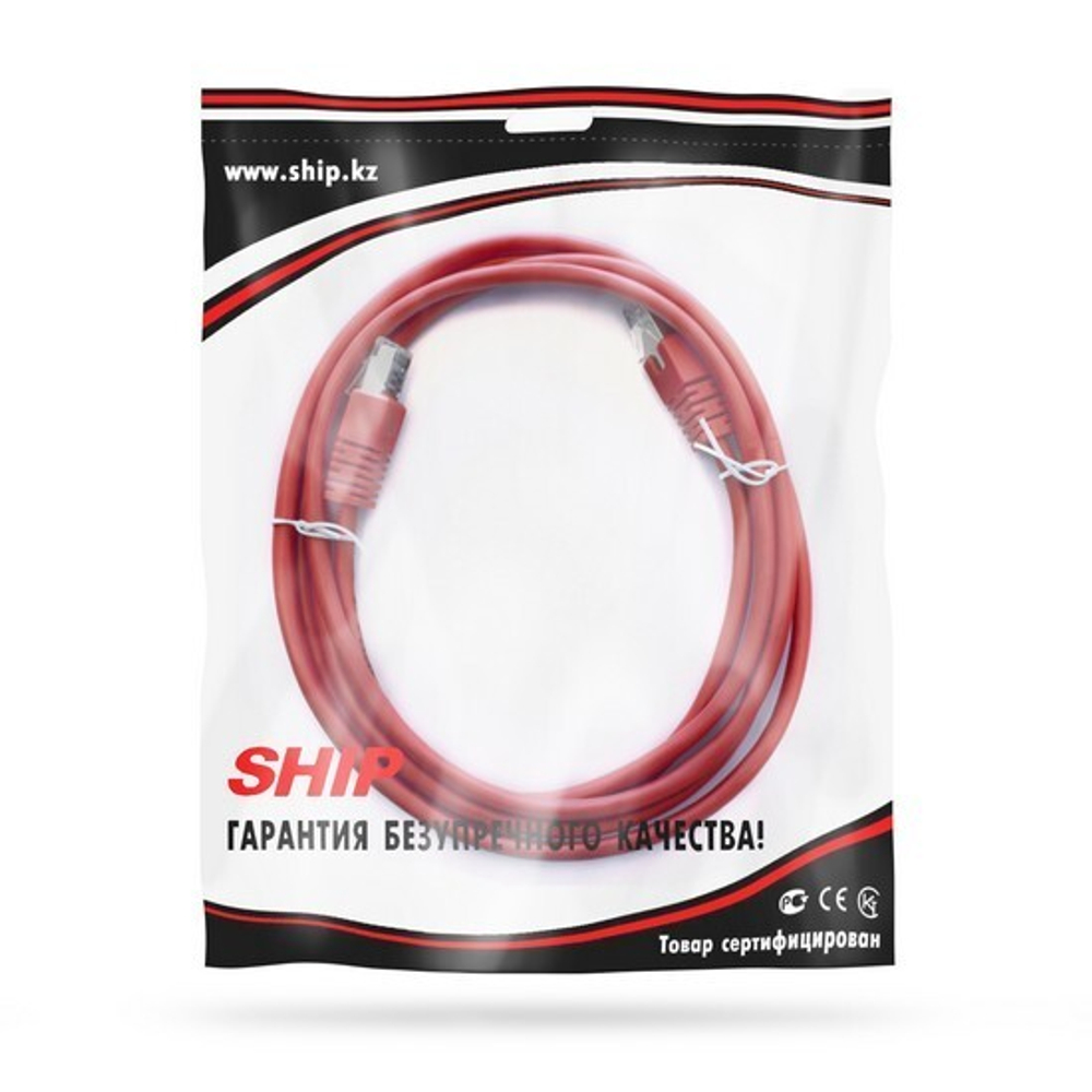 Патч Корд SHIP Cat.5e FTP LSZH RJ-45 1 м S4025RD0100-P
