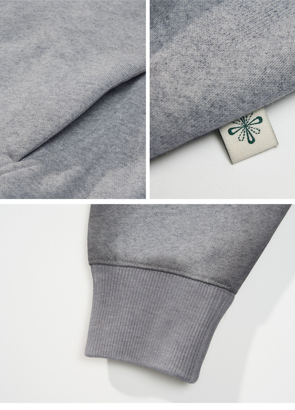 Худи женский Nothomme Monterest vintage washed irregular tie-dye fleece-lined split hoodie