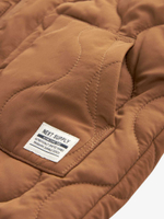 Куртка стеганая для мальчика Next Q56-470, Коричневый, Серый