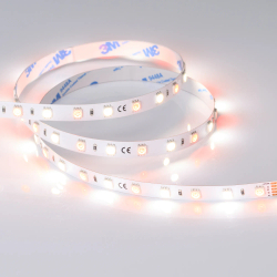 Светодиодная лента RT-B60-10mm 24V RGBW-Day (14.4 W/m, IP20, 5m) (Arlight, Открытый) 018326(3)
