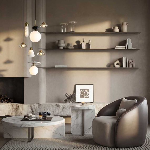 Подвесной светильник Freya Modern Cave FR5631PL-01BS1