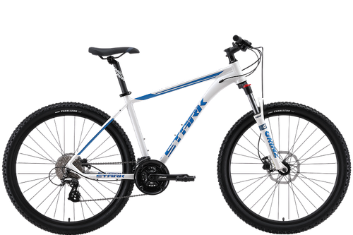 Велосипед  Stark"24 Router 27.3 HD белый метал/синий, рама 18
