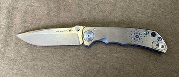 Нож Spartan Blades Harsey Dot Matrix - сталь MagnaCut, рукоять титан + авторская гравировка
